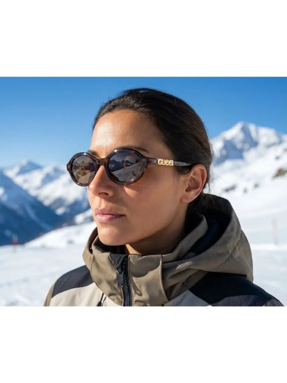Gucci GG2153S 002 Oval Sunglasses – Havana / Brown
